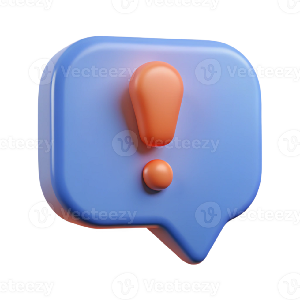 gorgeous whimsical contemporary Speech bubble with an exclamation point. Scalable, single-weight stroke, minimal with Scalable Design. impeccable png