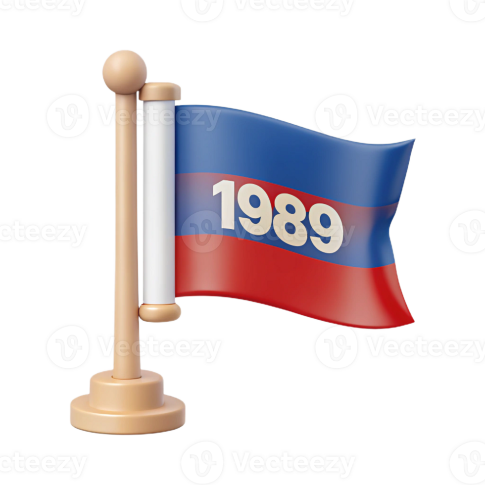 distinguished tropical Pictogram of a flag. Clean lines, minimal design, with Scalable Design. precision png