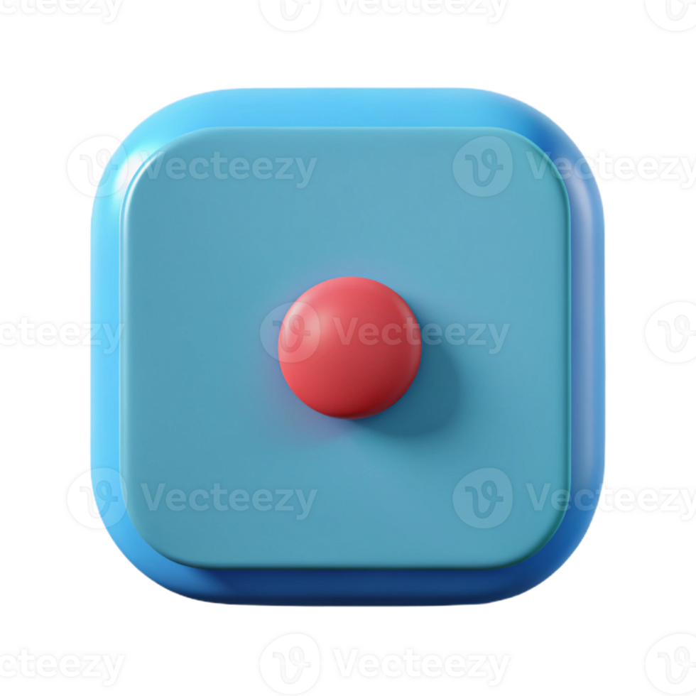 romantic picturesque Square badge with rounded corners and a dot. Flat color, minimal, crisp edges with Scalable Design. artisan png