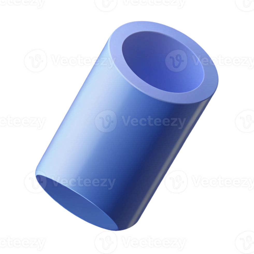 breathtaking inspired Isometric projection of a cylinder. Crisp edges, minimal design, single-weight stroke with Scalable Design. png