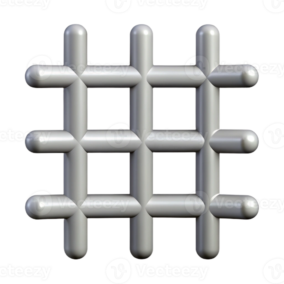 dreamy spectacular Intersecting clean lines forming a grid, flat gray with Scalable Design. ultra HD png