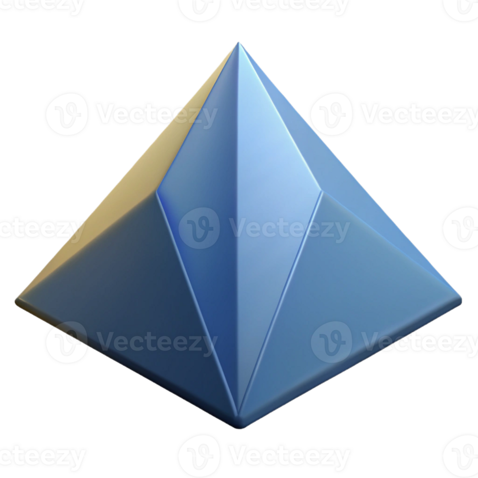 splendid ethereal tropical Geometric design of a pyramid. Crisp edges, single-weight stroke. Minimal with Scalable Design. detailed png