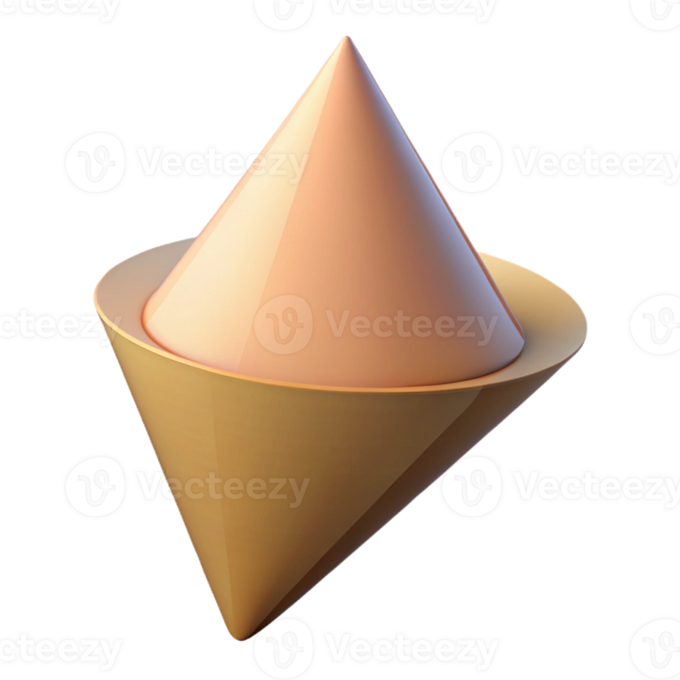 joyful exquisite Geometric monoline cone. Single-weight stroke, flat color with Scalable Design. elite png
