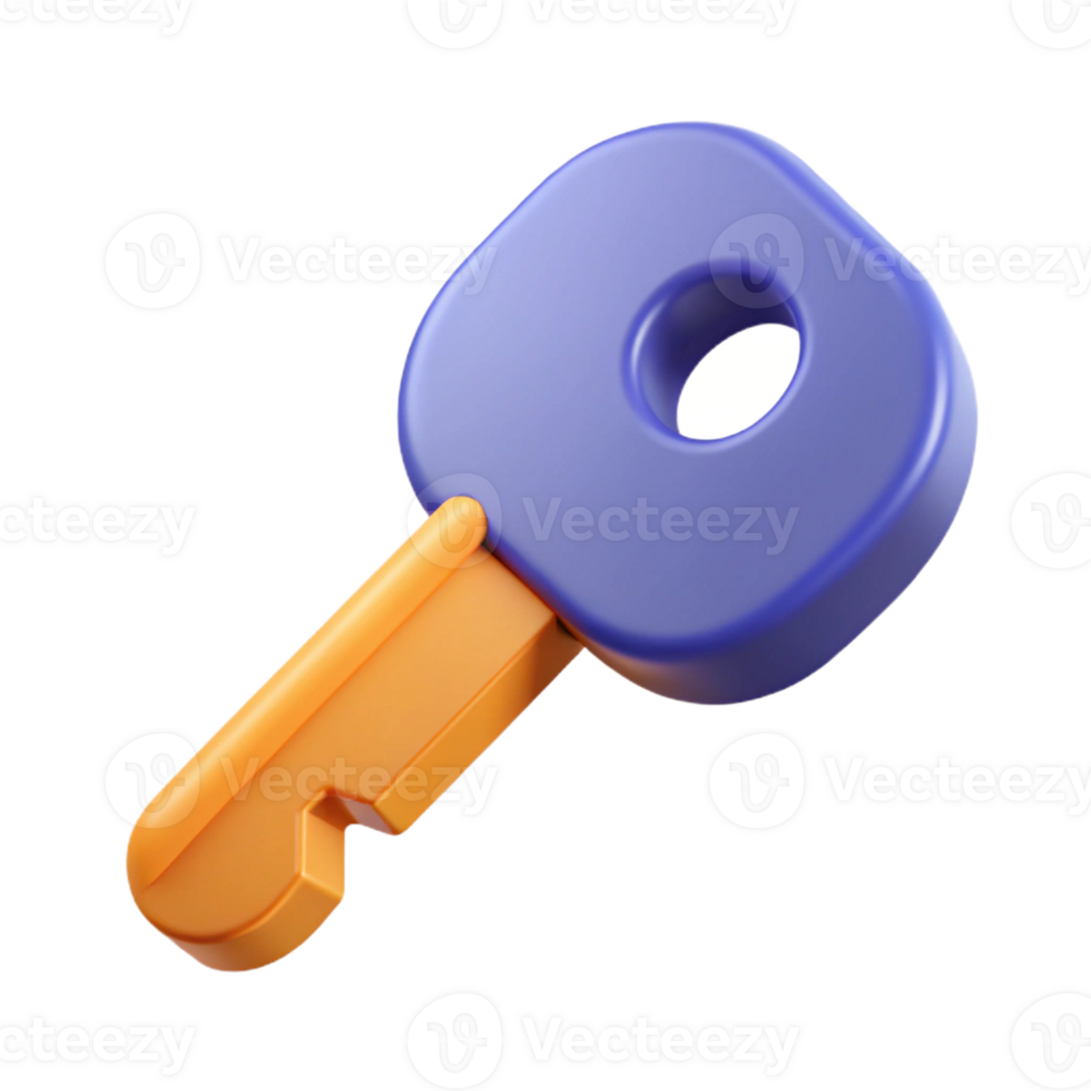 enchanting tranquil bohemian Key icon representing security or access. Crisp edges, flat color, symmetrical with Scalable Design. top-tier png