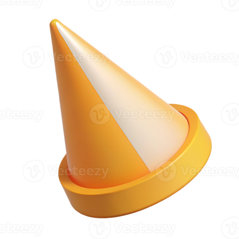 captivating nostalgic art deco Isometric cone, single-weight stroke, clean lines, with Scalable Design. professional png