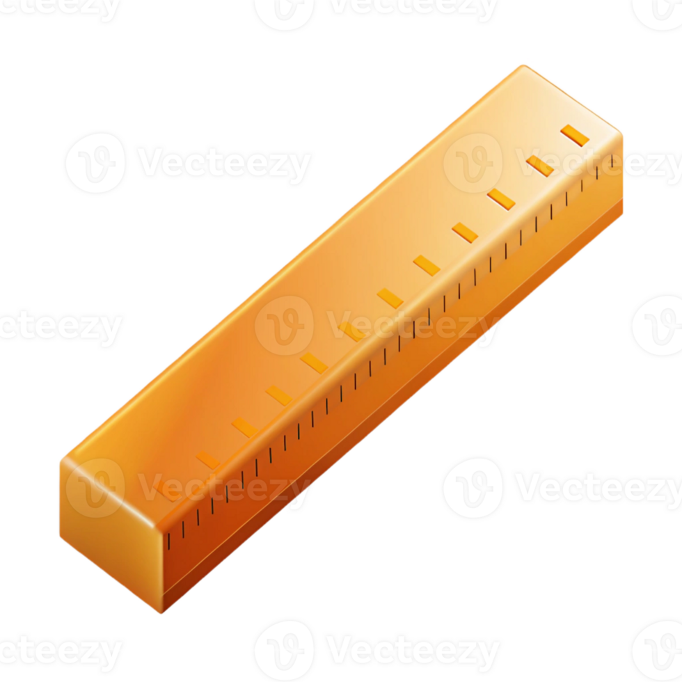 rare artistic Isometric ruler, minimal design, clean lines, with Scalable Design. genuine png