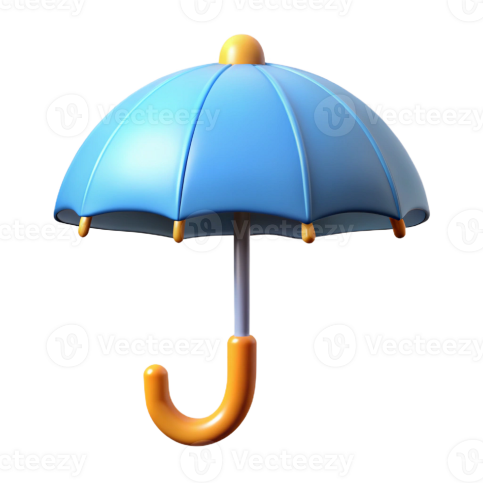 harmonious mesmerizing Umbrella pictogram. Minimal design, single-weight stroke, with Scalable Design. studio quality png