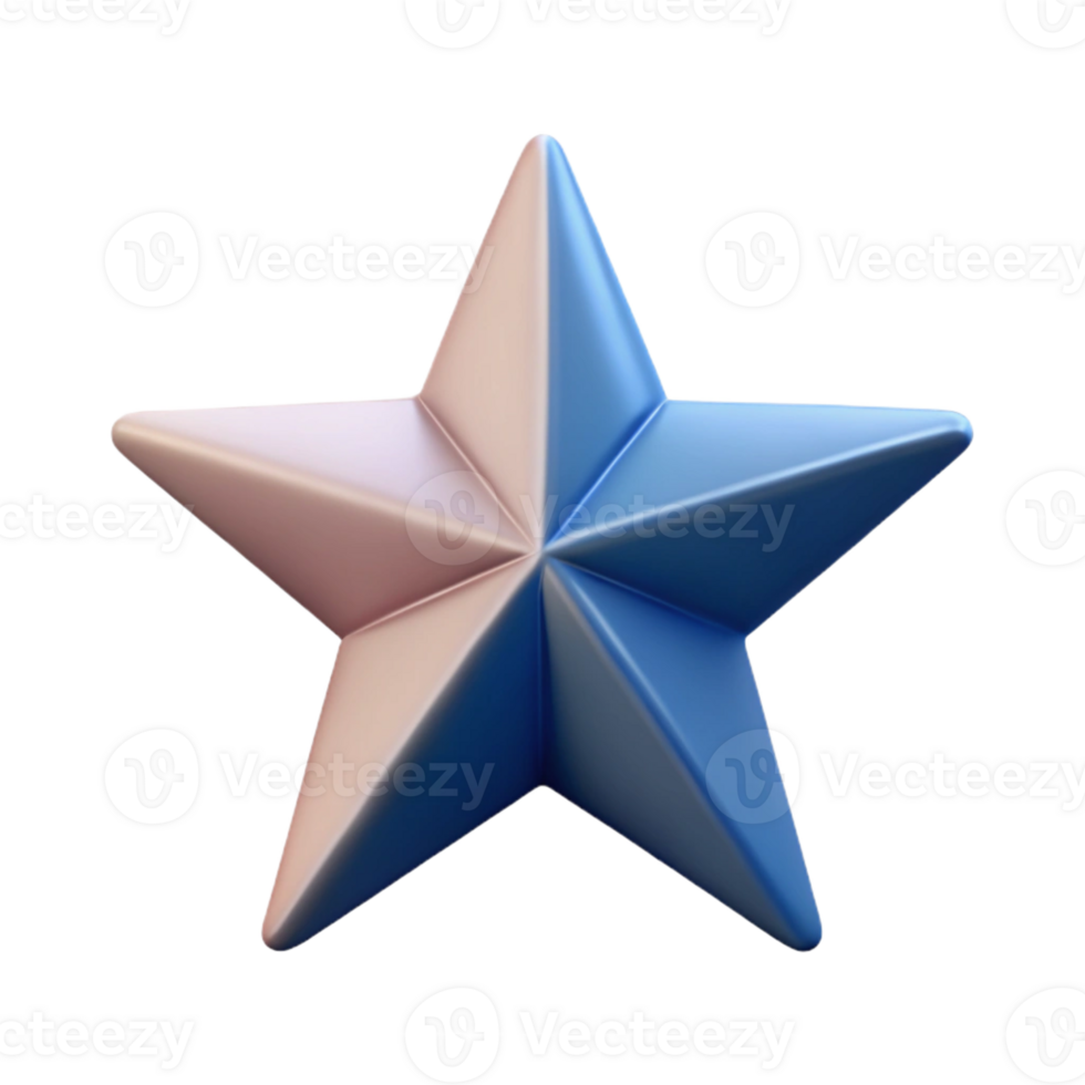 elegant harmonious creative Symmetrical star icon. Flat color, clean lines, crisp edges with Scalable Design. ultra HD png