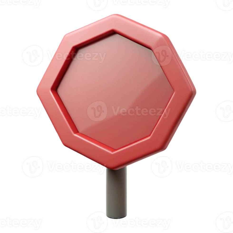 impressive traditional Geometric silhouette of a stop sign. Clean lines, flat color with Scalable Design. sharp png