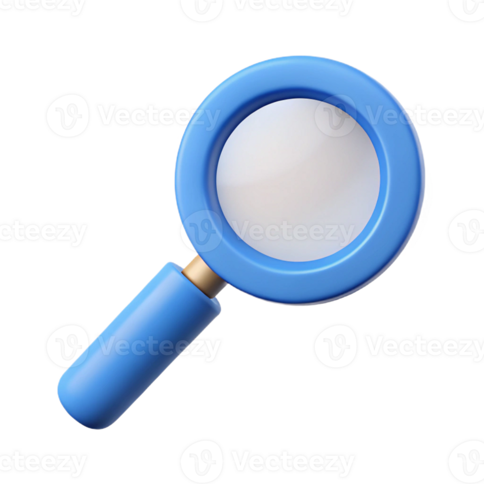picturesque mid-century A minimalist magnifying glass icon. Clean lines, flat color, crisp edges with Scalable Design. impeccable png