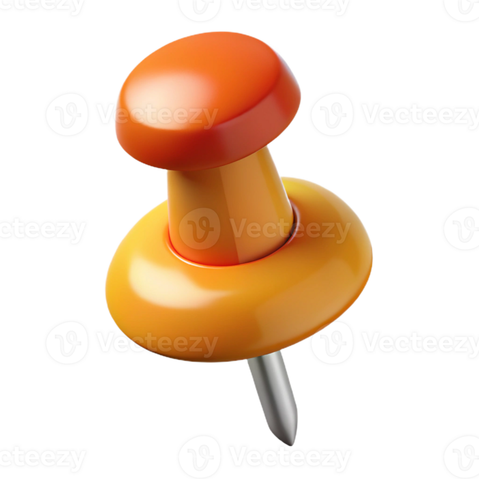 radiant ethereal art deco Pushpin character with a round head. Single-weight stroke, clean lines, with Scalable Design. authentic png