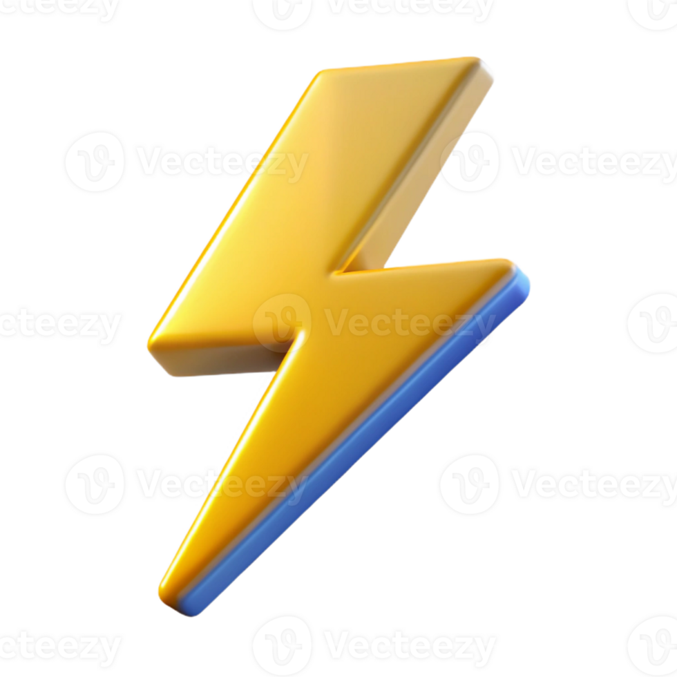 melancholic striking Minimalist lightning bolt logo. Clean lines, solid colors, scalable, flat color with Scalable Design. crisp png