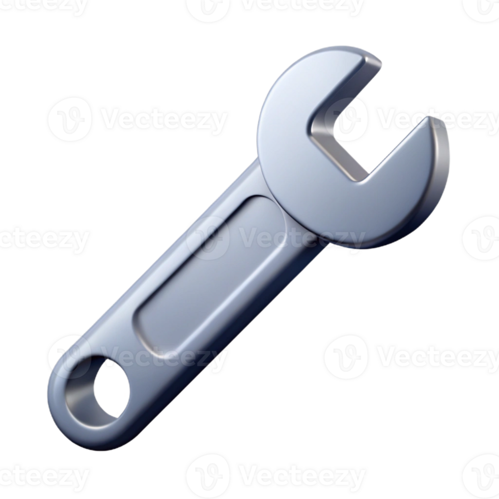 serene renaissance Technical illustration of a wrench. Clean lines, minimal, crisp edges with Scalable Design. refined png