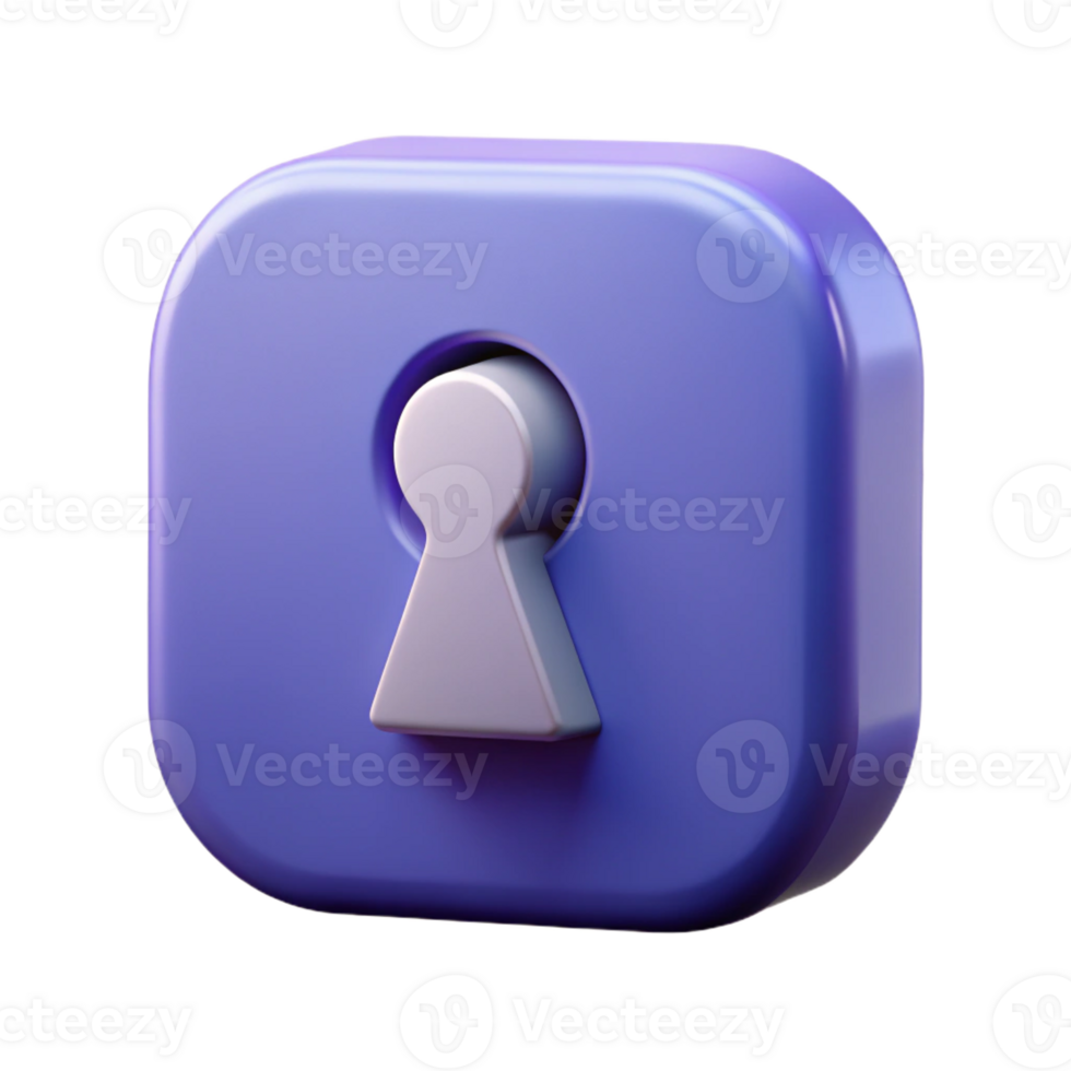picturesque celebrated Minimal logo featuring a stylized keyhole. Crisp edges, with Scalable Design. png