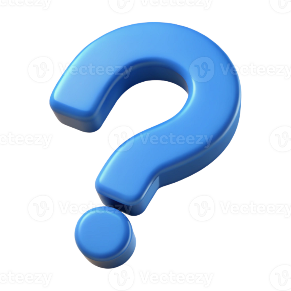 dramatic dazzling Question mark pictogram. Crisp edges, single-weight stroke, with Scalable Design. ultra HD png