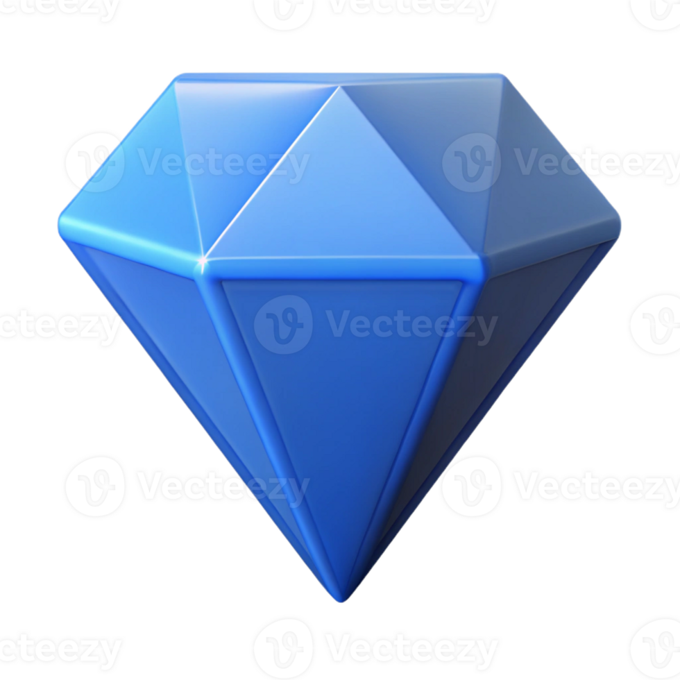 dazzling inspired Geometric diamond shape with crisp edges and single-weight stroke. Blue flat color with Scalable Design. png