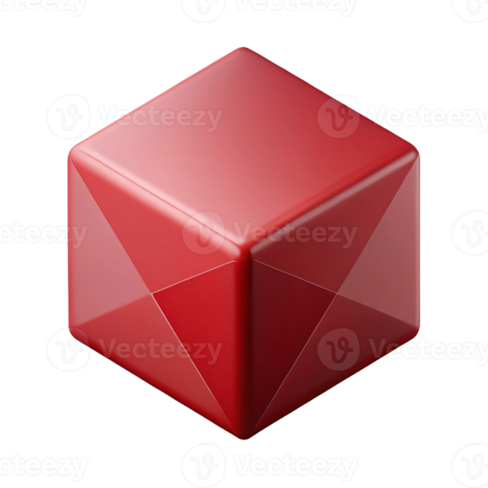 impressive bold futuristic Geometric silhouette of a cube. Crisp edges, single-weight stroke, with Scalable Design. 8K png