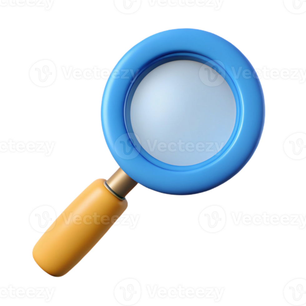 peaceful extraordinary Minimal, scalable magnifying glass. Clean lines, flat color with Scalable Design. 4K png