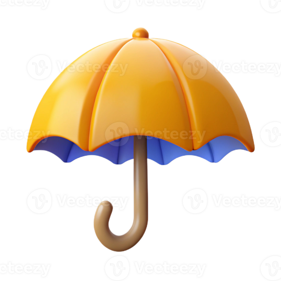 gorgeous impressionist A crisp edges umbrella icon. Minimal design, single-weight stroke, flat color with Scalable Design. flawless png