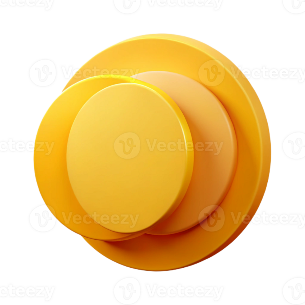 serene traditional Overlapping circles, crisp edges, scalable design, flat yellow and orange with Scalable Design. elite png