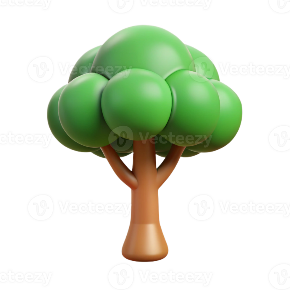 magnificent ethereal urban A stylized tree with a circular crown and straight trunk. Crisp edges, minimal, with Scalable Design. precision png