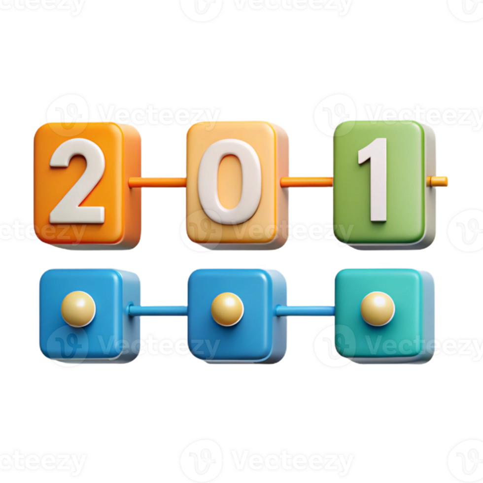 signature creative Horizontal timeline with four points, clean lines, solid colors. Minimal, with Scalable Design. perfect clarity png
