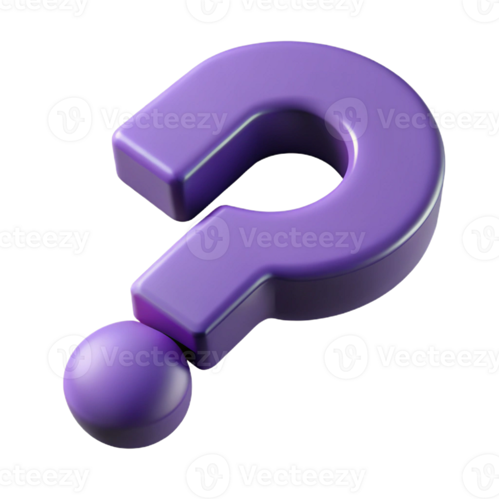 peaceful exquisite Geometric, flat purple question mark. Clean lines with Scalable Design. refined png