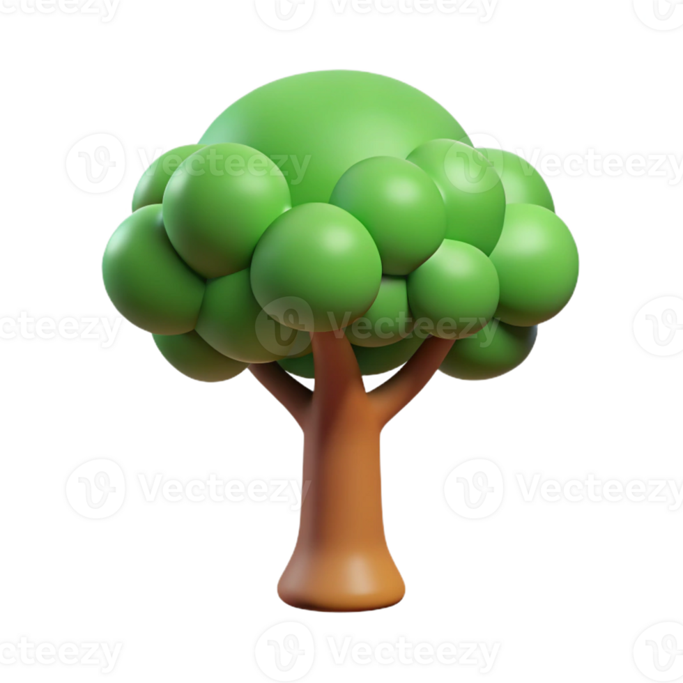 glorious dreamy gothic A stylized tree with a circular crown and straight trunk. Crisp edges, minimal, with Scalable Design. exclusive png