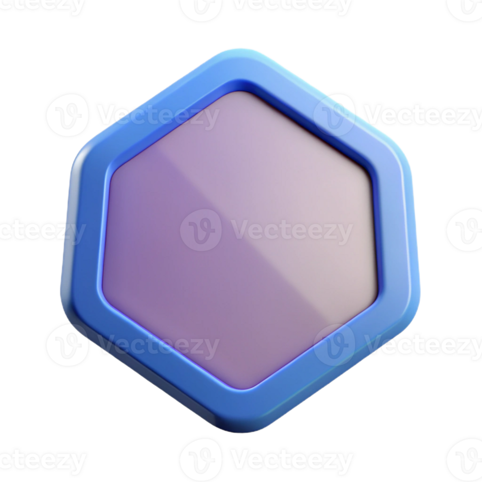 standout impressionist Octagonal badge with rounded corners. Clean lines, scalable, minimal with Scalable Design. genuine png