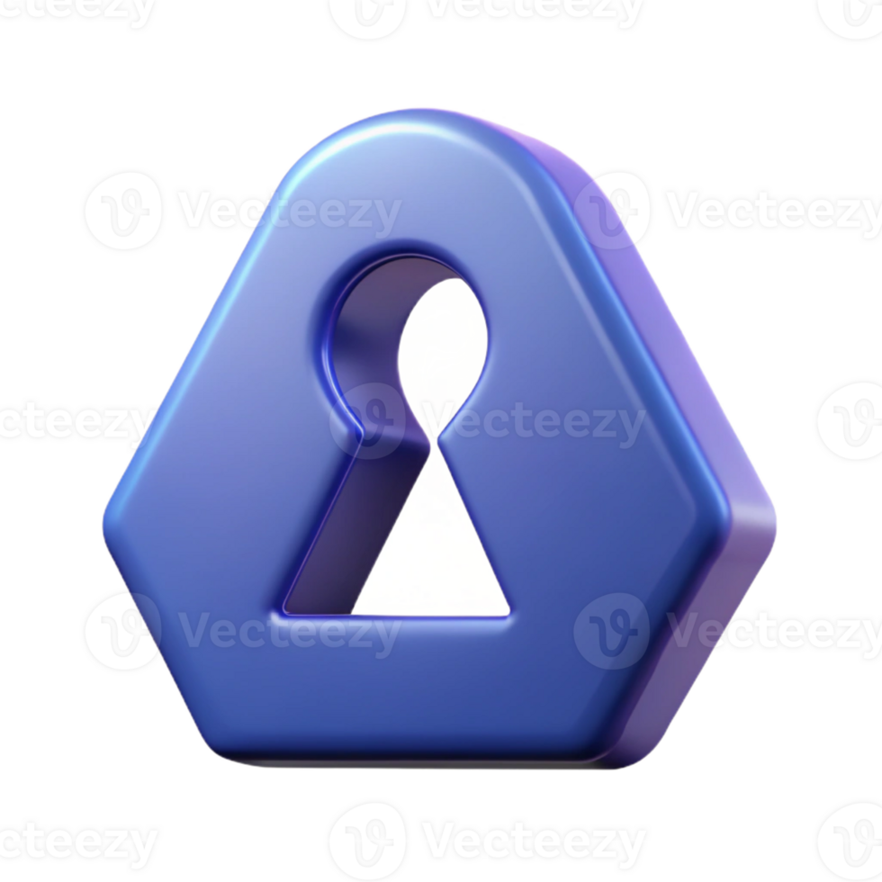 dramatic dazzling Logo depicting a simplified keyhole shape. Clean lines, symmetrical, with Scalable Design. expertly shot png