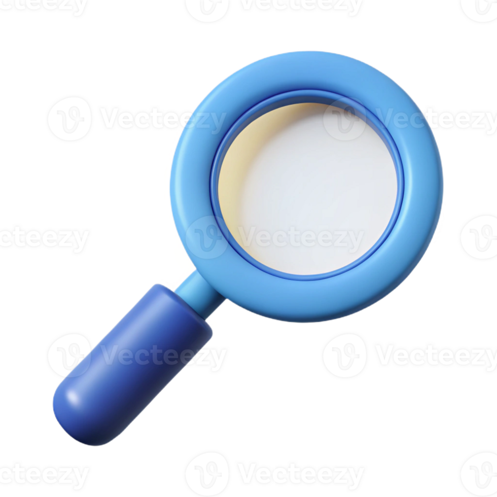 spectacular peaceful organic Magnifying glass icon, single-weight stroke, minimal design. Flat color, with Scalable Design. perfect clarity png