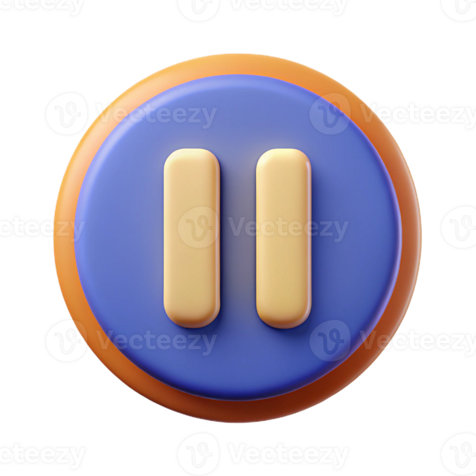 standout coastal Pause button icon. Two vertical bars. Crisp edges, flat color with Scalable Design. exclusive png