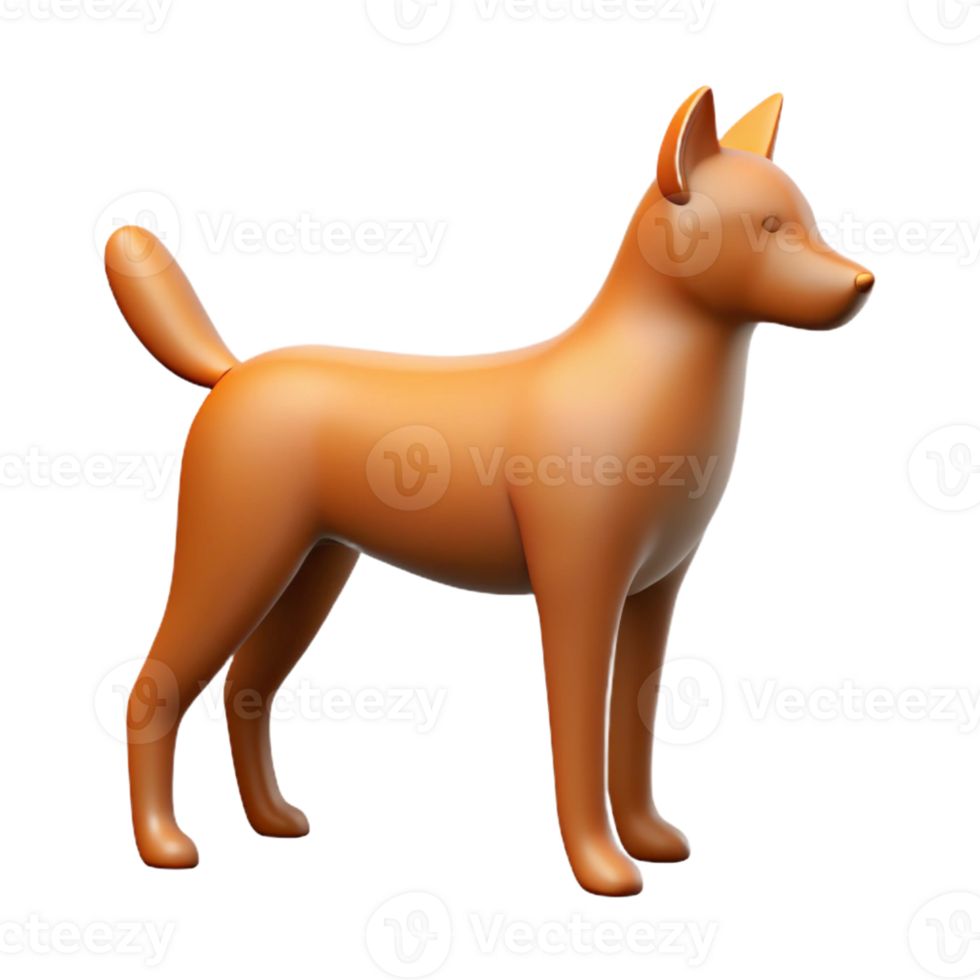 breathtaking art deco Silhouette of a playing dog. Clean lines, crisp edges, flat color with Scalable Design. exclusive png