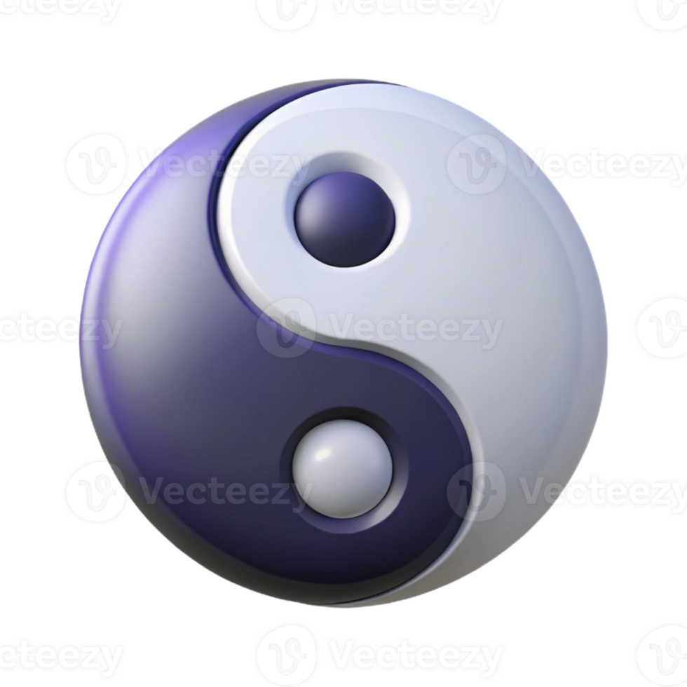 hypnotic classic Symmetrical silhouette of a yin yang symbol. Clean lines, minimal design with Scalable Design. perfect clarity png