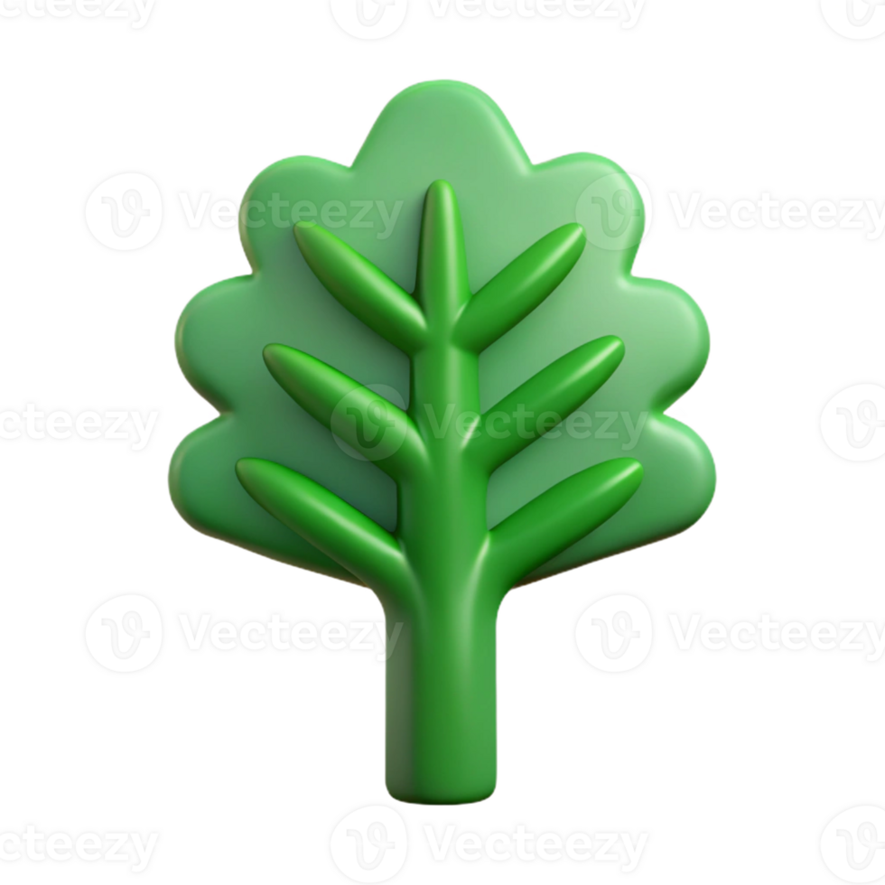 exceptional baroque Minimalist tree logo with clean lines and flat green color. FORMAT with Scalable Design. studio quality png