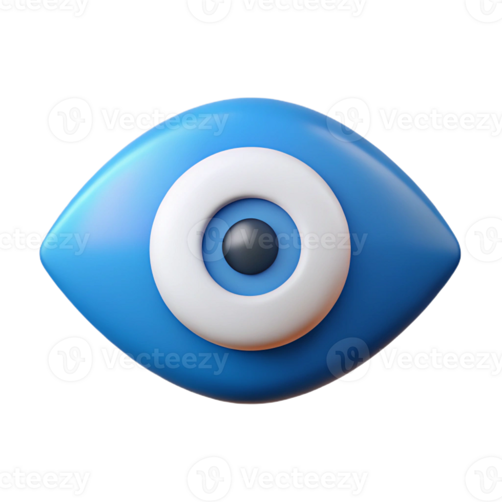 remarkable industrial Eye pictogram. Symmetrical design, flat color, crisp edges with Scalable Design. 8K png