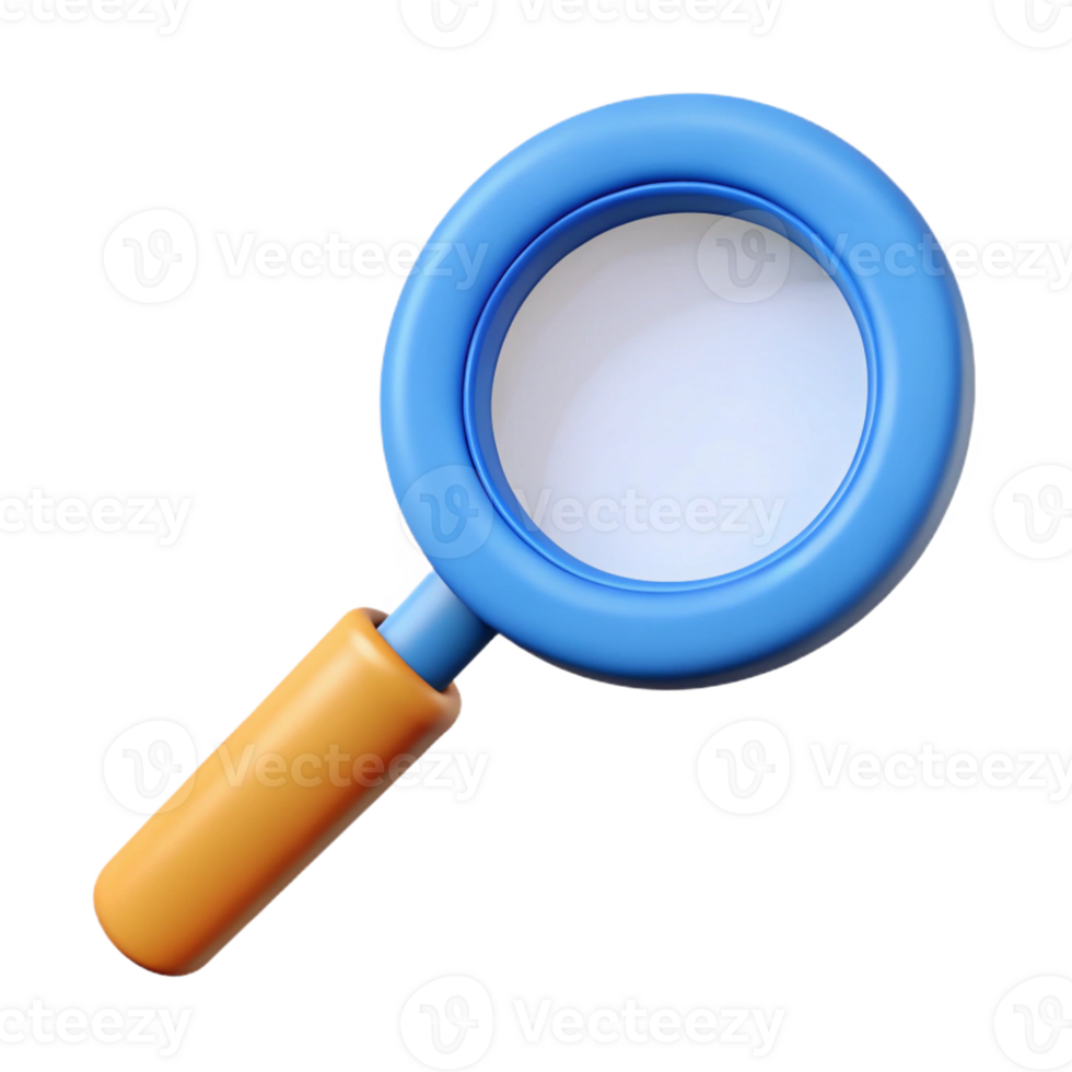 mesmerizing creative Crisp edges monoline magnifying glass. Flat color, with Scalable Design. artisan png