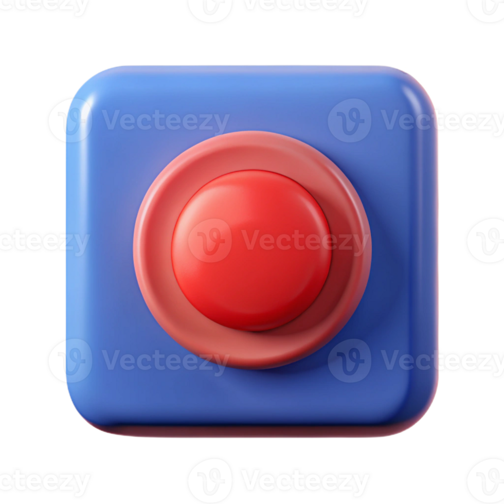 melancholic exquisite Stop button icon in a square shape. Crisp edges, solid colors, with Scalable Design. high quality png