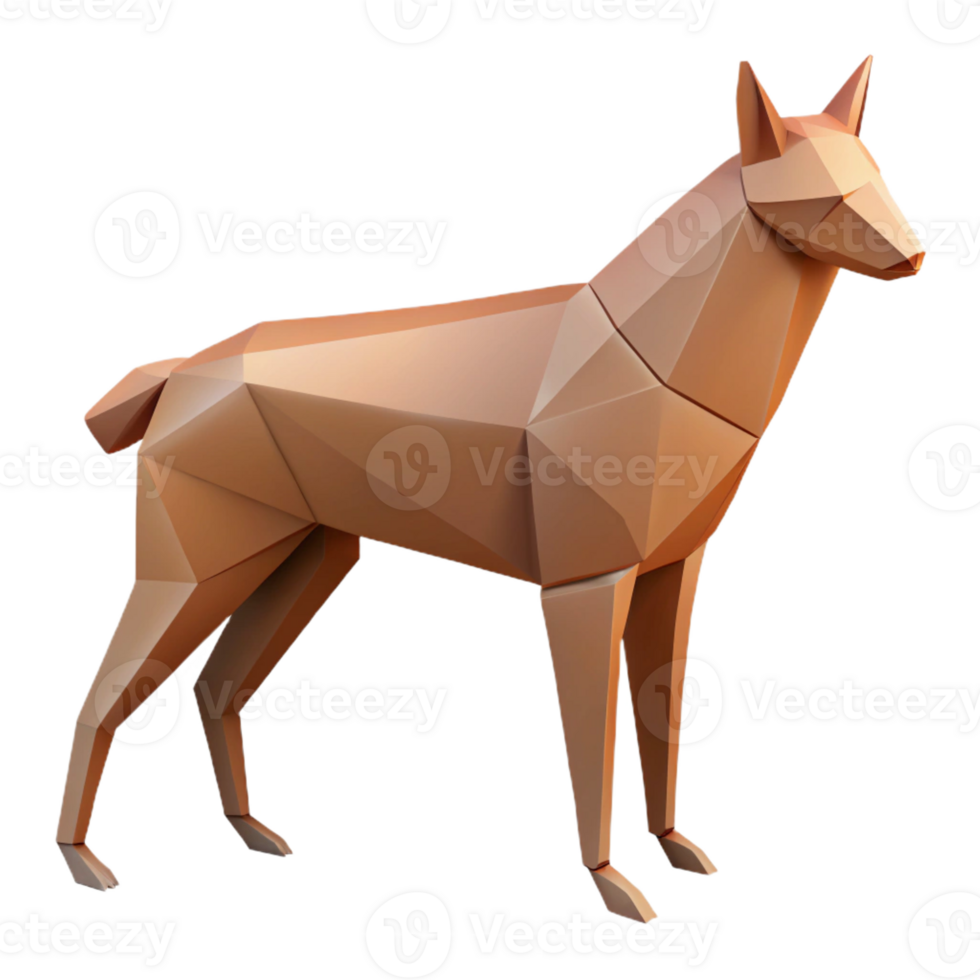 quintessential surreal Flat color geometric animal silhouette, crisp edges. with Scalable Design. exclusive png
