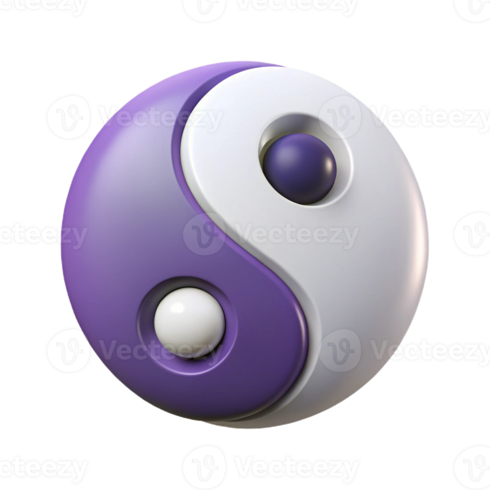signature renaissance Symmetrical yin and yang symbol. Clean lines, flat color, with Scalable Design. premium png