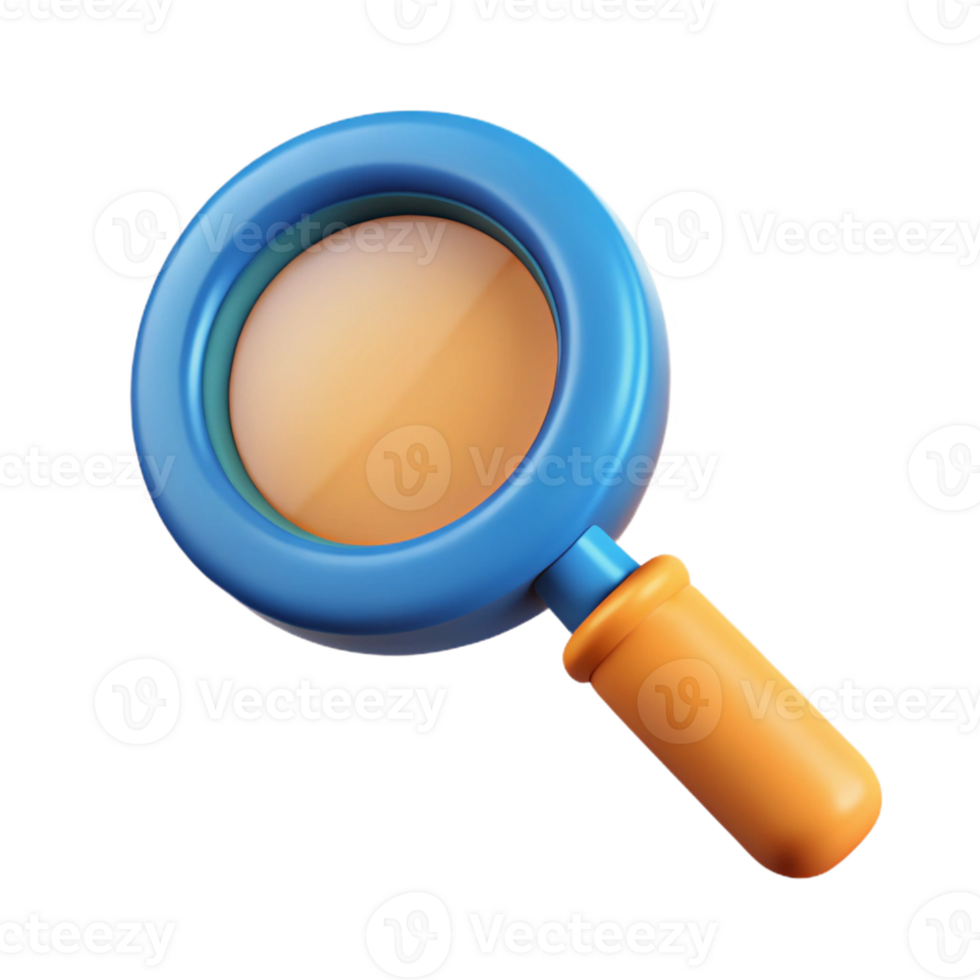 serene remarkable Magnifying glass pictogram. Single-weight stroke, crisp edges, flat color with Scalable Design. png