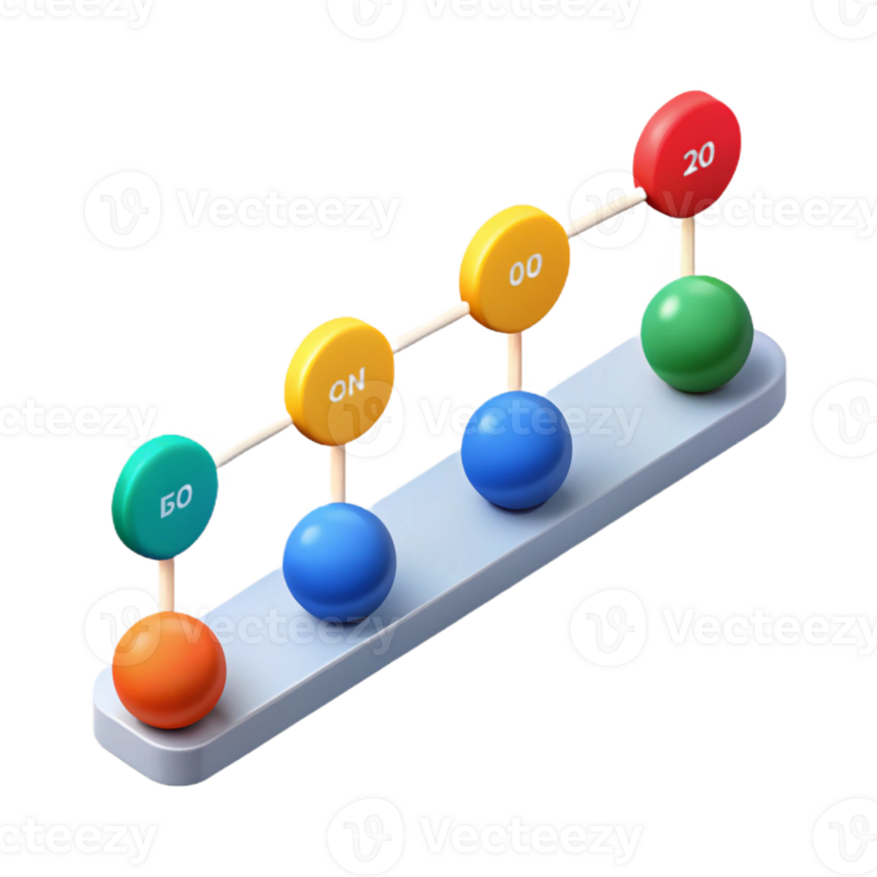 beautiful victorian Infographic timeline with five milestones. Flat color, single-weight stroke, minimal design with Scalable Design. elite png