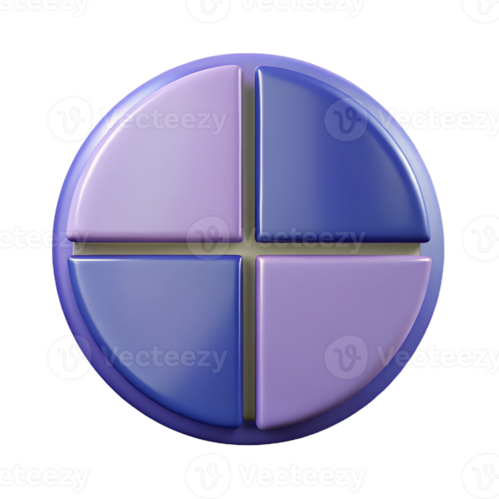 ethereal glorious Circle badge divided into four quadrants. Minimal, crisp edges, with Scalable Design. crisp png