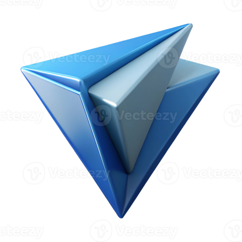 breathtaking memorable Geometric shapes forming an abstract arrow. Crisp edges, minimal design with Scalable Design. png