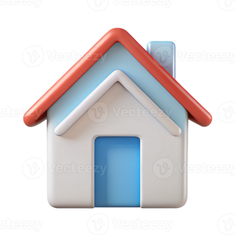 reflective magnificent Single-weight stroke outline of a house. Flat color, crisp edges, with Scalable Design. artisan png