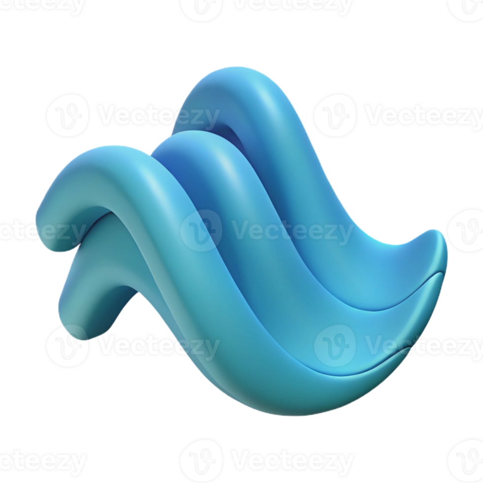 vibrant contemporary Wave pattern with crisp edges. Single-weight stroke, flat color. Scalable, minimal with Scalable Design. high quality png