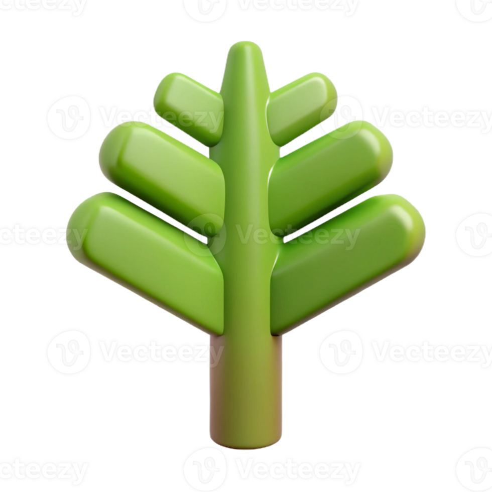 exceptional impressionist Symmetrical abstract tree shape, flat color, with Scalable Design. original png