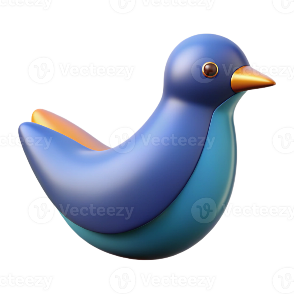 beautiful inspired Symmetrical abstract bird shape, flat color, with Scalable Design. png