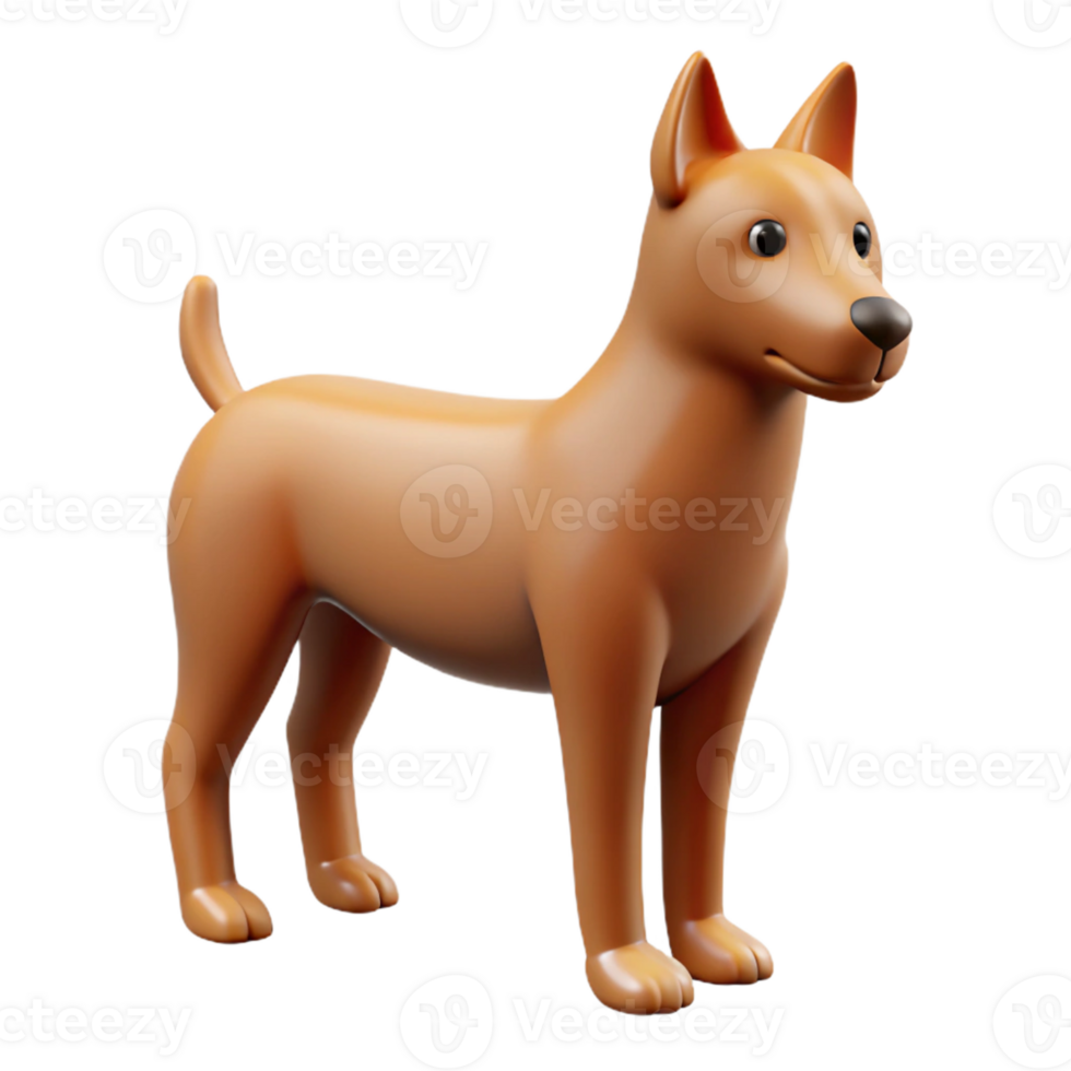 impressive quintessential A stylized dog with rectangular body and circular head. Crisp edges, minimal, with Scalable Design. png