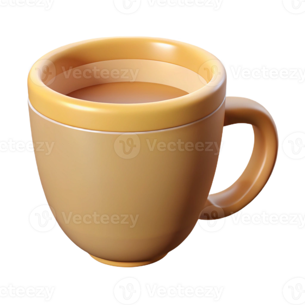 gorgeous rare Simple outline of a coffee cup. Flat color, clean lines, with Scalable Design. png